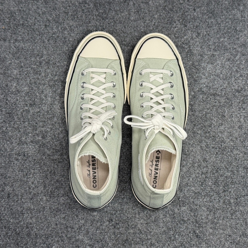 Converse Chuck 70 High Sneakers Men's 9.5 Summit Sage Green Athletic Retro Shoes - Picture 10 of 14